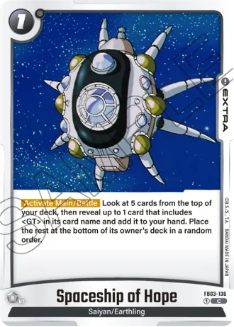 Spaceship of Hope  FB03-136 — Raging Roar (FB03)