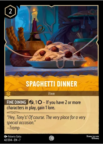Spaghetti Dinner #42/204 — Archazia's Island
