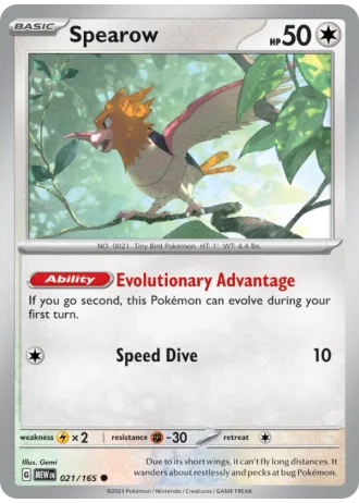 Spearow #021/165 — 151