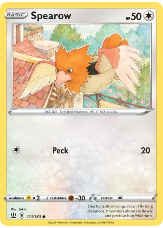 Spearow #111 — Battle Styles