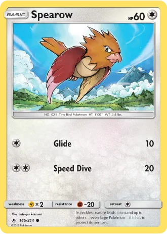 Spearow #145 — Unbroken Bonds