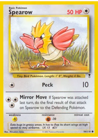 Spearow #94 — Legendary Collection
