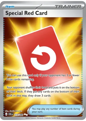 Special Red Card #113/86 — Chaos Rising