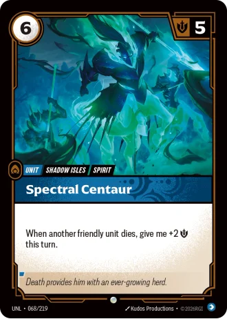 Spectral Centaur #068/219 — Unleashed