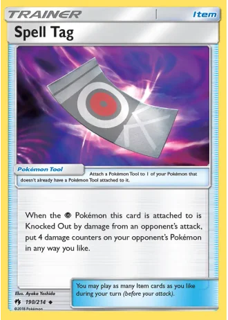 Spell Tag #190/214 — Lost Thunder