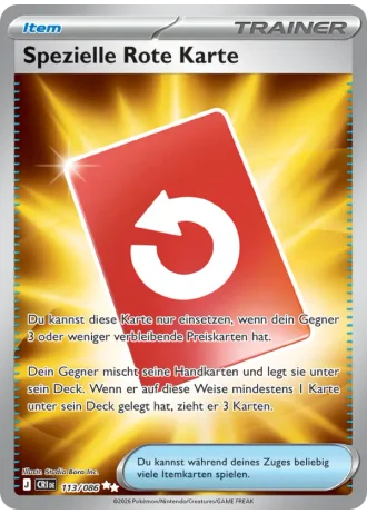 Spezielle Rote Karte #113/86 — Wachsendes Chaos