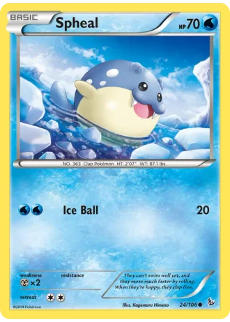 Spheal #24/106 — Flashfire