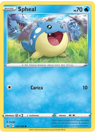 Spheal #37/198 — Regno Glaciale