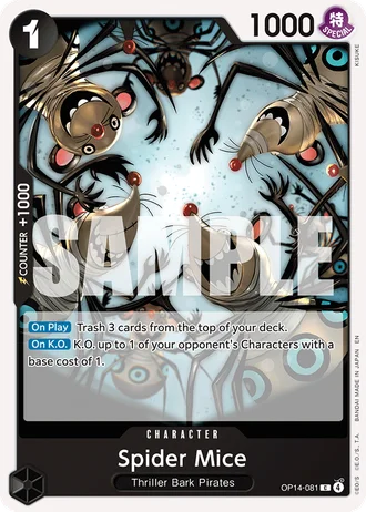 Spider Mice (OP14-081) — The Azure Sea's Seven (OP14-EB04)