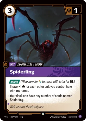 Spiderling #097/166 — Vendetta