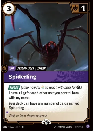 Spiderling #097/166 — Organized Play Promos