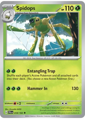 Spidops #018/193 — Paldea Evolved