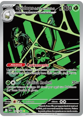 Spidops del Team Rocket #187/182 — Rivali Predestinati