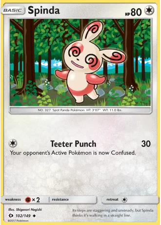 Spinda #102 — Sun & Moon