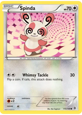 Spinda #115/149 — Boundaries Crossed