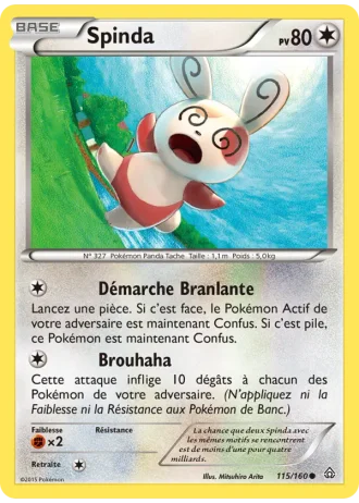 Spinda #115/160 — Primo-Choc