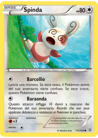 Spinda #115/160 — Scontro Primordiale
