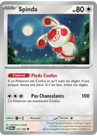 Spinda #151/182 — Faille Paradoxe