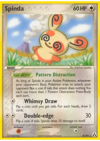 Spinda #26 — EX La Leggenda di Mew