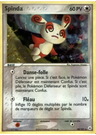 Spinda #48/101 — EX Légendes Oubliées