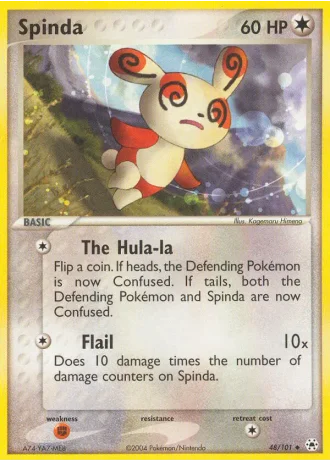 Spinda #48/101 — EX Leggende Nascoste