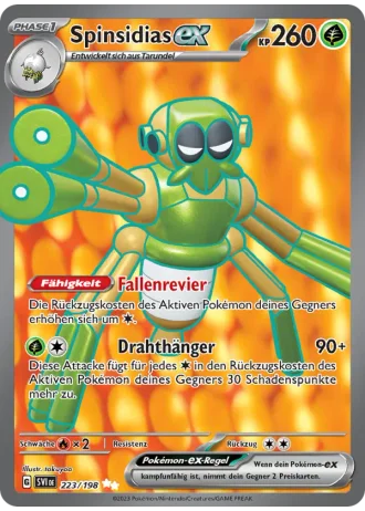 Spinsidias ex #223/198 — Karmesin & Purpur