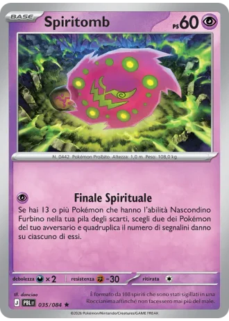 Spiritomb #035 — Buio Pesto
