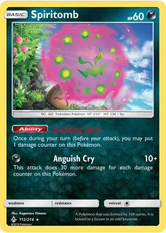 Spiritomb #112 — Unbroken Bonds