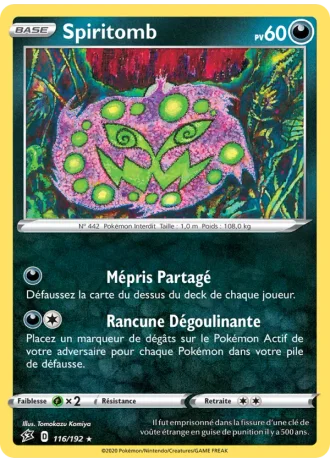 Spiritomb #116/192 — Clash des Rebelles