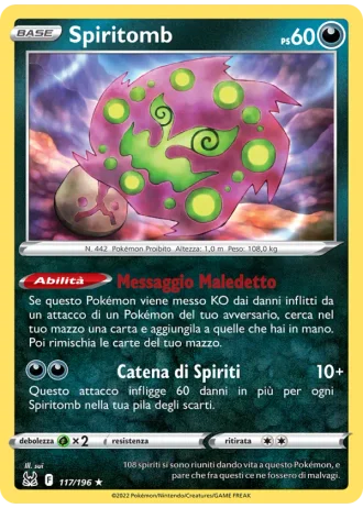 Spiritomb #117 — Origine Perduta