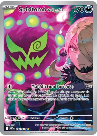 Spiritomb de Cynthia #244/217 — Héros Transcendants