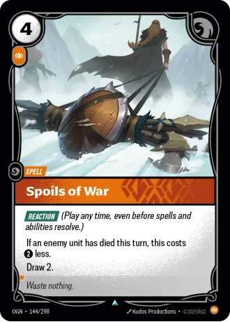Spoils of War #144/298 — Origins