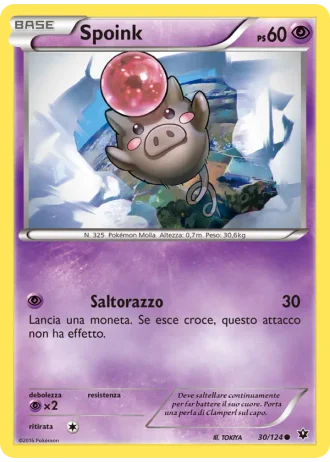 Spoink #30/124 — Destini Incrociati