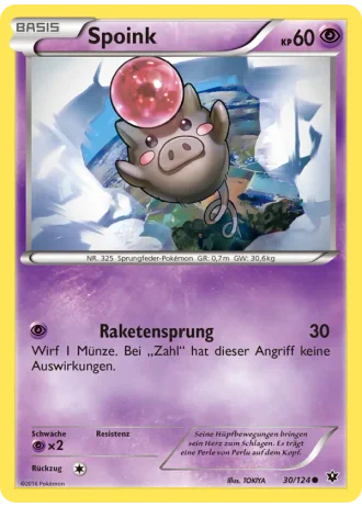 Spoink #30/124 — Schicksalsschmiede