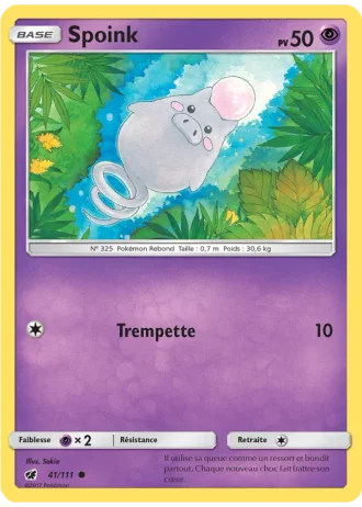 Spoink #41/111 — Invasion Carmin