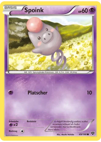 Spoink #49/146 — XY