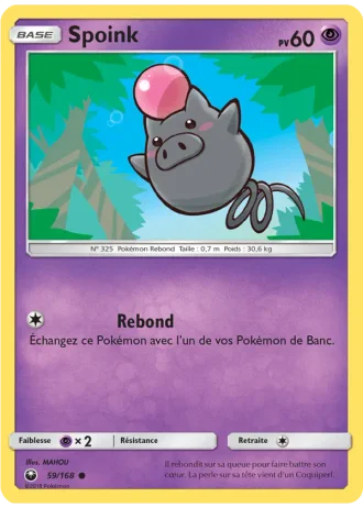 Spoink #59/168 — Tempête Céleste