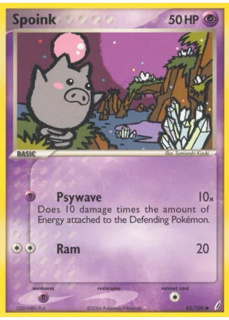 Spoink #62 — EX Guardiani dei Cristalli