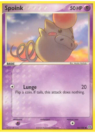 Spoink #66/106 — Emerald