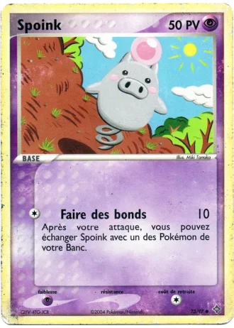 Spoink #73/97 — EX Dragon