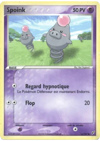 Spoink #76/107 — EX Deoxys