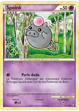 Spoink #77/102 — Triomphant