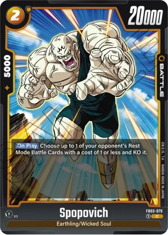 Spopovich FB03-079 — Raging Roar (FB03)