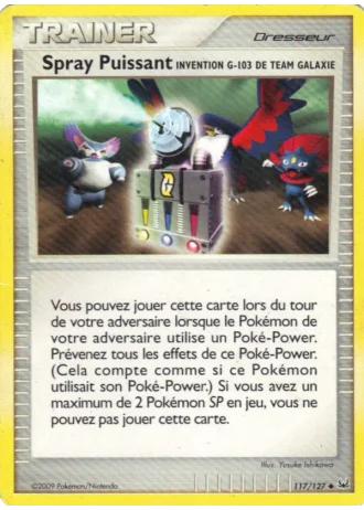 Spray Puissant Invention G-103 de Team Galaxie #117/127 — Platine