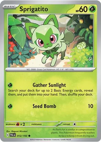 Sprigatito #012/193 — Trick or Trade 2024