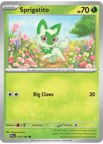 Sprigatito #013/193 — Paldea Evolved