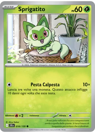 Sprigatito #016/159 — Avventure Insieme