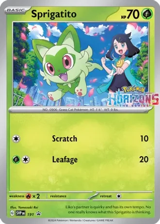 Sprigatito #191 — Scarlet & Violet Promos