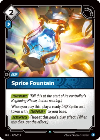 Sprite Fountain #078/219 — Unleashed