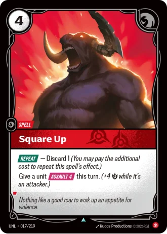 Square Up #017/219 — Unleashed